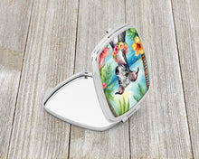 Load image into Gallery viewer, Italian Greyhound Luau Compact Mirror – Stylish Purse Mirror with Artistic Covers