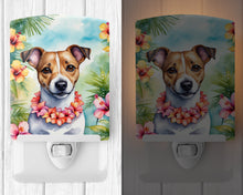 Load image into Gallery viewer, Jack Russell Terrier Luau Ceramic Night Light
