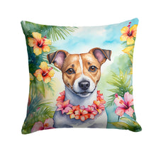 Load image into Gallery viewer, Jack Russell Terrier Luau Throw Pillow