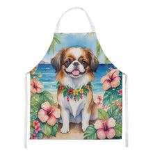 Load image into Gallery viewer, Japanese Chin Luau Apron – Artist-Designed Kitchen, BBQ &amp; Craft Apron