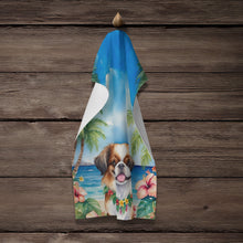 Load image into Gallery viewer, Japanese Chin Luau Kitchen Towel