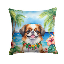 Load image into Gallery viewer, Japanese Chin Luau Throw Pillow
