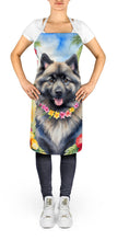 Load image into Gallery viewer, Keeshond Luau Apron – Artist-Designed Kitchen, BBQ &amp; Craft Apron