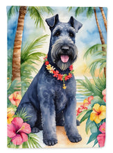 Load image into Gallery viewer, Kerry Blue Terrier Luau House Flag