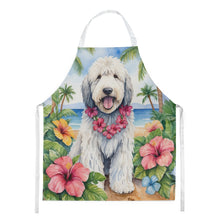 Load image into Gallery viewer, Komondor Luau Apron – Artist-Designed Kitchen, BBQ &amp; Craft Apron