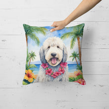Load image into Gallery viewer, Komondor Luau Throw Pillow