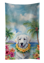 Load image into Gallery viewer, Kuvasz Luau Kitchen Towel