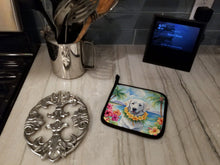 Load image into Gallery viewer, Kuvasz Luau Pot Holders - Set of 2 Decorative Kitchen Helpers | Made in the USA