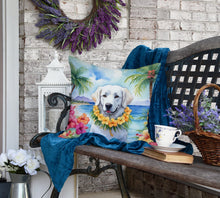 Load image into Gallery viewer, Kuvasz Luau Throw Pillow