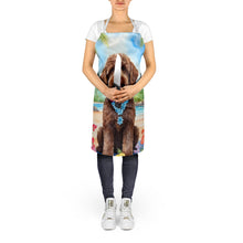 Load image into Gallery viewer, Labradoodle Luau Apron – Artist-Designed Kitchen, BBQ &amp; Craft Apron