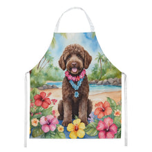 Load image into Gallery viewer, Labradoodle Luau Apron – Artist-Designed Kitchen, BBQ &amp; Craft Apron