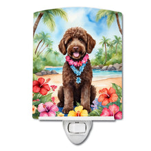 Load image into Gallery viewer, Labradoodle Luau Ceramic Night Light