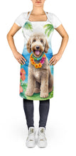 Load image into Gallery viewer, Labradoodle Luau Apron – Artist-Designed Kitchen, BBQ &amp; Craft Apron