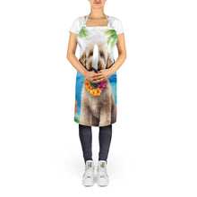 Load image into Gallery viewer, Labradoodle Luau Apron – Artist-Designed Kitchen, BBQ &amp; Craft Apron