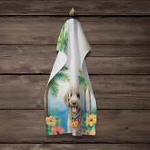 Load image into Gallery viewer, Labradoodle Luau Kitchen Towel