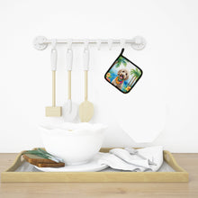 Load image into Gallery viewer, Labradoodle Luau Pot Holders - Set of 2 Decorative Kitchen Helpers | Made in the USA