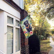 Load image into Gallery viewer, Black Labrador Retriever Luau House Flag