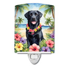 Load image into Gallery viewer, Black Labrador Retriever Luau Ceramic Night Light