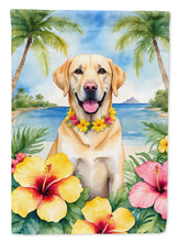 Load image into Gallery viewer, Yellow Labrador Retriever Luau House Flag