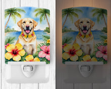 Load image into Gallery viewer, Yellow Labrador Retriever Luau Ceramic Night Light