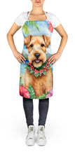 Load image into Gallery viewer, Lakeland Terrier Luau Apron – Artist-Designed Kitchen, BBQ &amp; Craft Apron