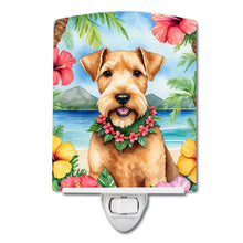 Load image into Gallery viewer, Lakeland Terrier Luau Ceramic Night Light