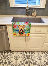 Load image into Gallery viewer, Lakeland Terrier Luau Kitchen Towel