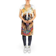 Load image into Gallery viewer, Leonberger Luau Apron – Artist-Designed Kitchen, BBQ &amp; Craft Apron