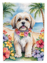 Load image into Gallery viewer, Lhasa Apso Luau House Flag