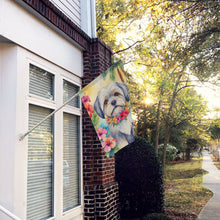 Load image into Gallery viewer, Lhasa Apso Luau House Flag