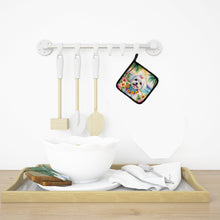Load image into Gallery viewer, Maltese Luau Pot Holders - Set of 2 Decorative Kitchen Helpers | Made in the USA