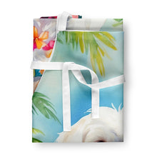 Load image into Gallery viewer, Maltese Luau Apron – Artist-Designed Kitchen, BBQ &amp; Craft Apron