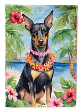 Load image into Gallery viewer, Manchester Terrier Luau House Flag