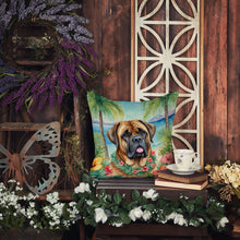 Load image into Gallery viewer, Mastiff Luau Throw Pillow
