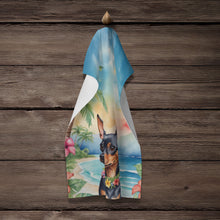 Load image into Gallery viewer, Miniature Pinscher Luau Kitchen Towel