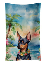 Load image into Gallery viewer, Miniature Pinscher Luau Kitchen Towel