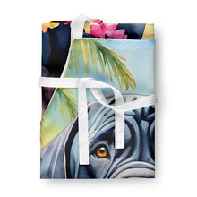 Load image into Gallery viewer, Neapolitan Mastiff Luau Apron – Artist-Designed Kitchen, BBQ &amp; Craft Apron