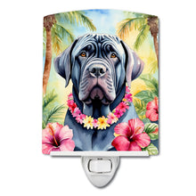 Load image into Gallery viewer, Neapolitan Mastiff Luau Ceramic Night Light