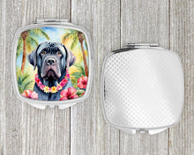 Load image into Gallery viewer, Neapolitan Mastiff Luau Compact Mirror – Stylish Purse Mirror with Artistic Covers