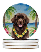 Load image into Gallery viewer, Newfoundland Luau Large Sandstone Coasters Pack of 4