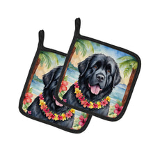 Load image into Gallery viewer, Newfoundland Luau Pot Holders - Set of 2 Decorative Kitchen Helpers | Made in the USA