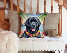 Load image into Gallery viewer, Newfoundland Luau Throw Pillow - 14x14 Decorative Pillow – Art for Your Home &amp; Patio