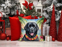 Load image into Gallery viewer, Newfoundland Luau Throw Pillow - 14x14 Decorative Pillow – Art for Your Home &amp; Patio