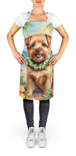 Load image into Gallery viewer, Norfolk Terrier Luau Apron – Artist-Designed Kitchen, BBQ &amp; Craft Apron