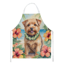 Load image into Gallery viewer, Norfolk Terrier Luau Apron – Artist-Designed Kitchen, BBQ &amp; Craft Apron