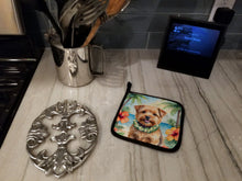 Load image into Gallery viewer, Norfolk Terrier Luau Pot Holders - Set of 2 Decorative Kitchen Helpers | Made in the USA
