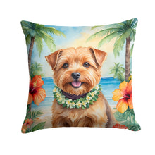 Load image into Gallery viewer, Norfolk Terrier Luau Throw Pillow