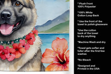 Load image into Gallery viewer, Norwegian Elkhound Luau Kitchen Towel