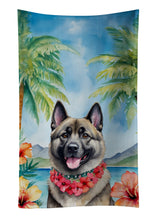 Load image into Gallery viewer, Norwegian Elkhound Luau Kitchen Towel