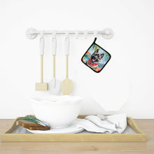 Load image into Gallery viewer, Norwegian Elkhound Luau Pot Holders - Set of 2 Decorative Kitchen Helpers | Made in the USA